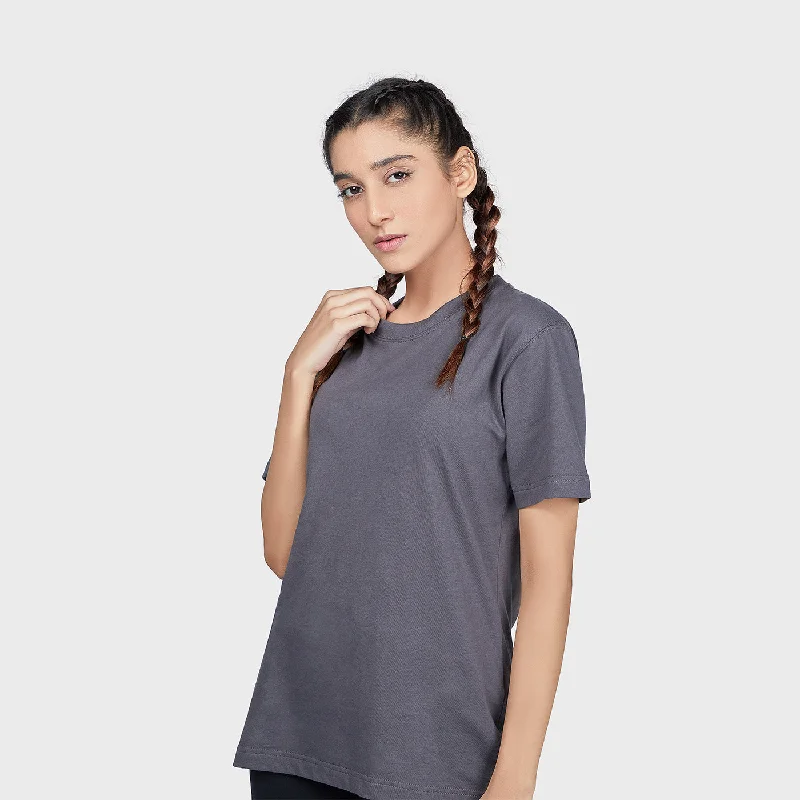 Women's Basic Crew Half Sleeves T-Shirt