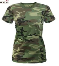 Women's Long Length Camo T-Shirt