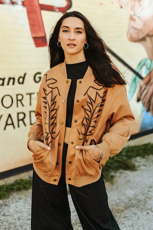 Cadillac Cowgirl Suede Bomber Jacket Mesh Jacket Canvas Jacket Denim Jacket