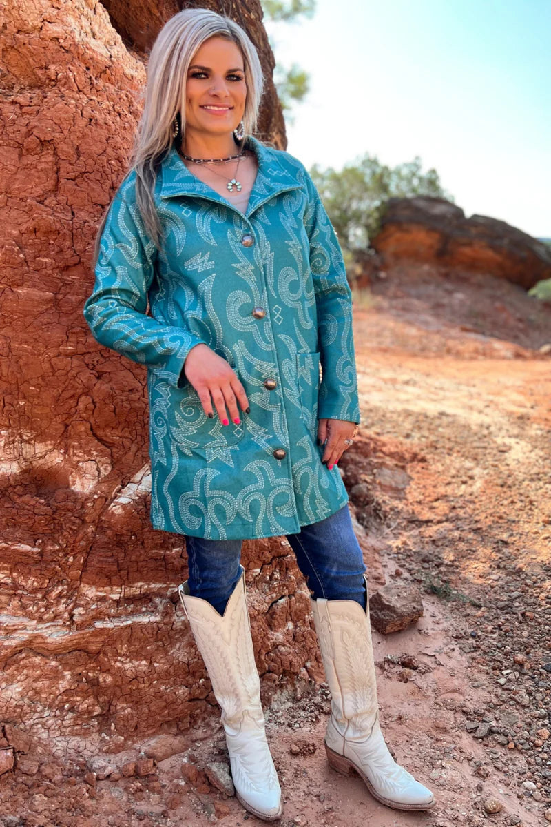 Cowgirl Thing Jacket Embroidered Jacket Appliqued Jacket Beaded Jacket