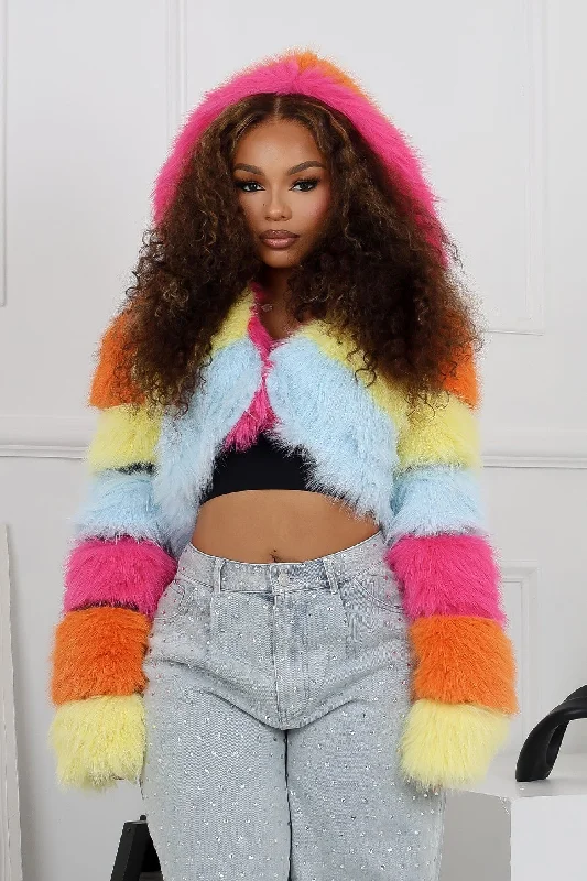 Feeling Good Faux Fur Jacket Fitted Jacket Loose Jacket Oversized Jacket