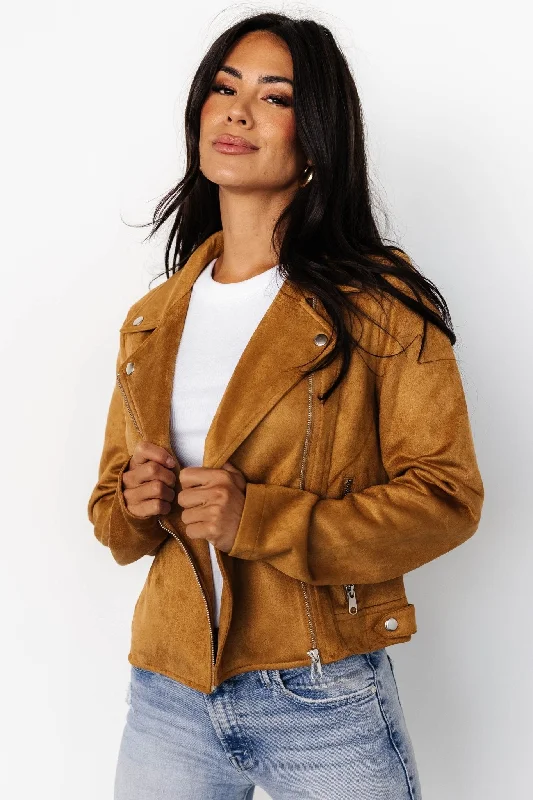Marisa Faux Suede Jacket | Saffron Toggled Jacket Drawstring Jacket Belted Jacket