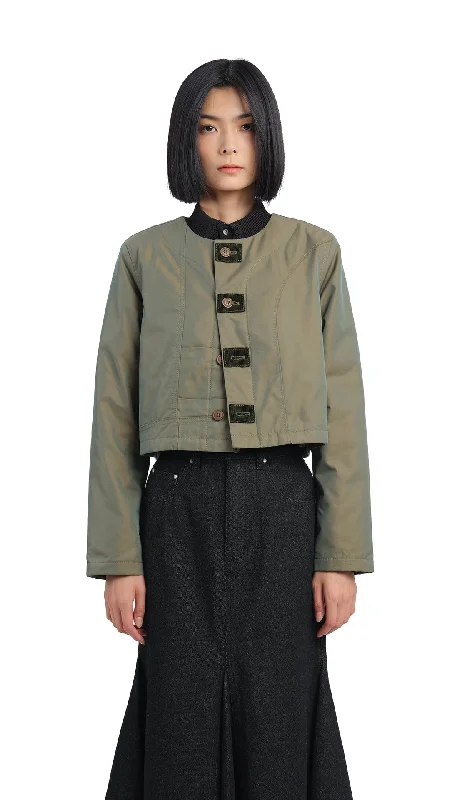 Rebuilt Military Jacket Wool Fabric Cashmere Fabric Tweed Fabric