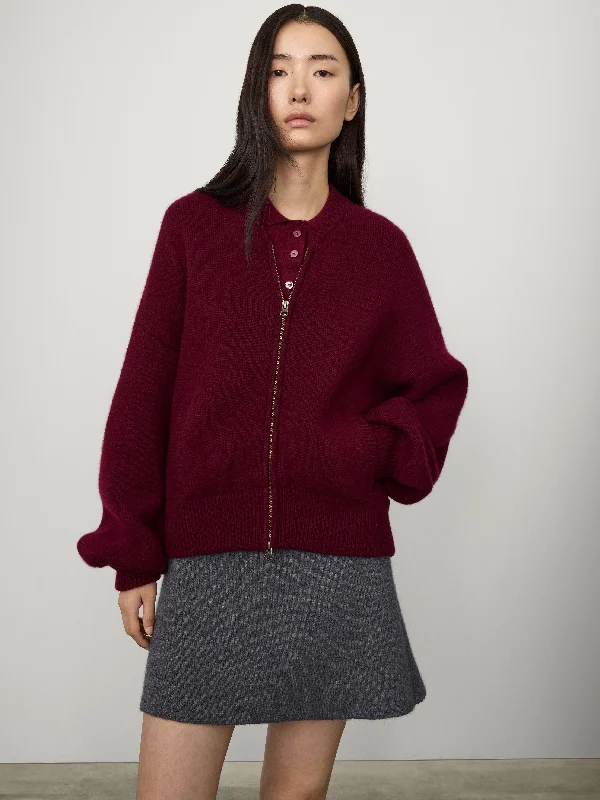 The Kirsti Cardigan Jacket Zip Front Button Front Snap Front