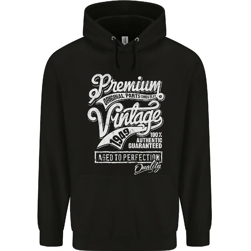 Aged to Perfection Vintage 75th Birthday 1949 Mens 80% Cotton Hoodie