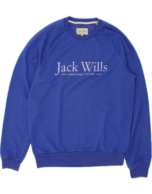 JACK WILLS Mens Graphic Sweatshirt Jumper XL Blue Cotton Hoodie with Pattern Geometric Abstract JACK WILLS Mens Graphic Sweatshirt Jumper XL Blue Cotton Hoodie with Pattern Geometric Abstract