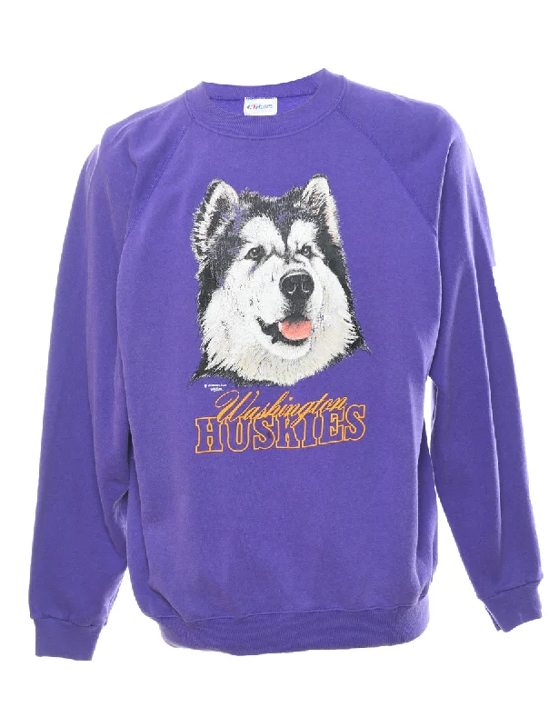 Washington Huskies Basketball Sports Sweatshirt - XL