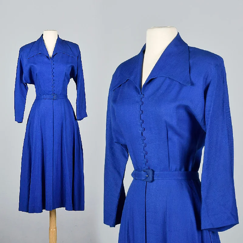 1950s Royal Blue Dress Jacket