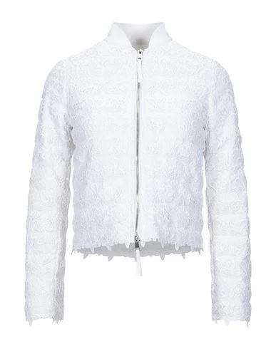 Ermanno Di Ermanno Scervino Women Synthetic Down Jacket White 4 UK