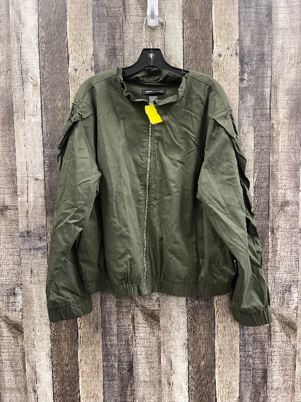 Jacket Other By Ashley Stewart In Green, Size: 3x