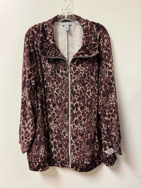 Jacket Other By Catherines In Animal Print, Size: 4x