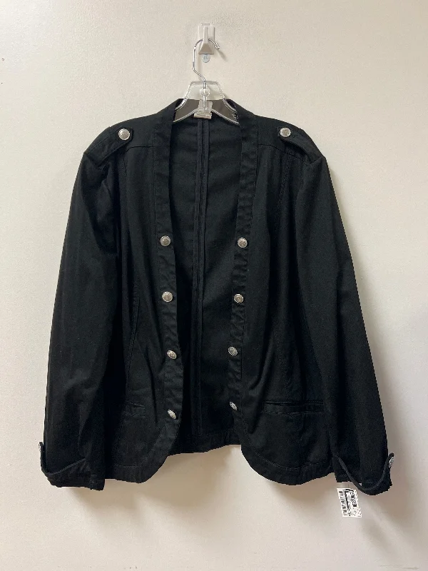 Jacket Other By Chicos In Black, Size: 2x