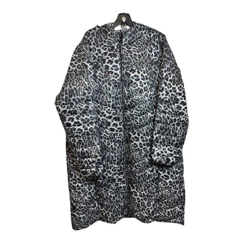 Jacket Puffer & Quilted By Torrid In Animal Print, Size: 2x