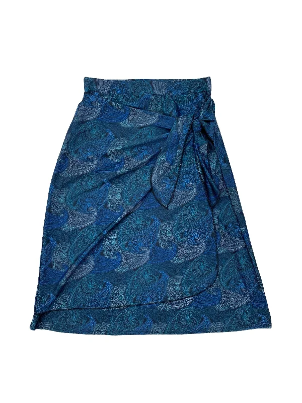 Paisley Sarong Swim Skirt spandex blend skirt