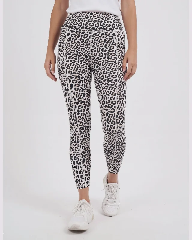 Foxwood Lioness Legging - Leopard Fashionable Sports Compression Leggings