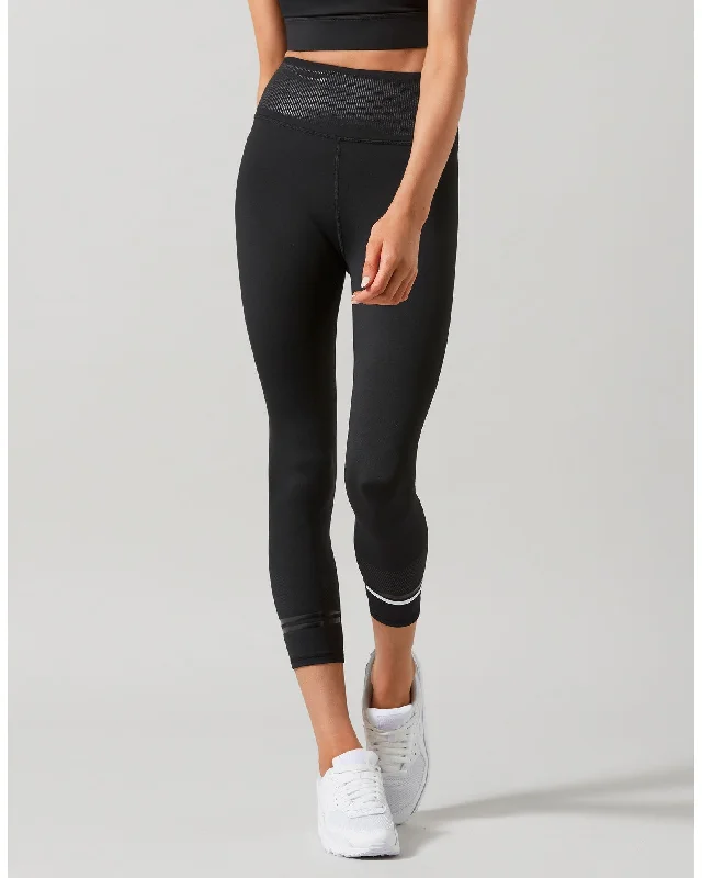 Lilybod Tinsely-XR Legging - Smoke Black Comfortable Bootcut Workout Leggings