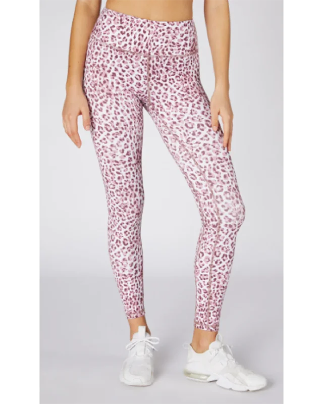 L'urv Eden Legging - Fuschia Elegant Textured Leggings