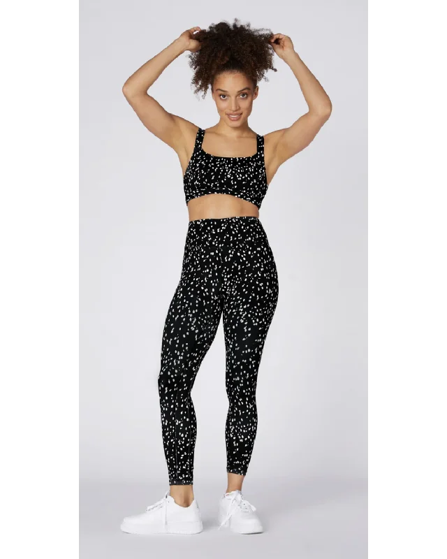 L'urv Sublime 7/8 Legging - Black Trendy Seamless Sports Leggings