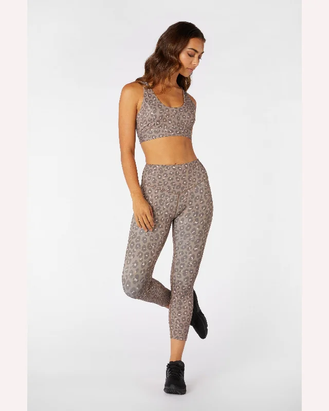 L'urv Tallulah 3/4  Legging - Ginger Comfortable Slip-On Compression Leggings