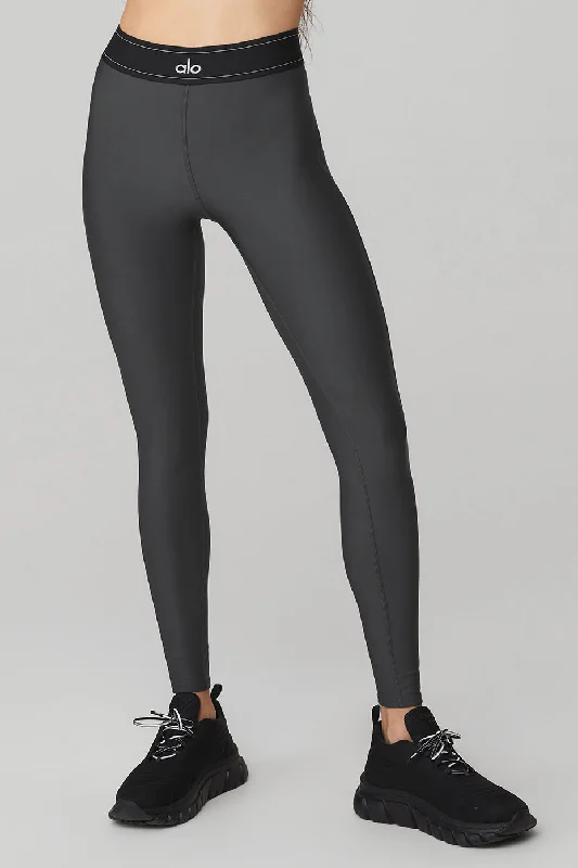 Airlift High-Waist Suit Up Legging - Anthracite/Black Comfortable Yoga Tights Leggings