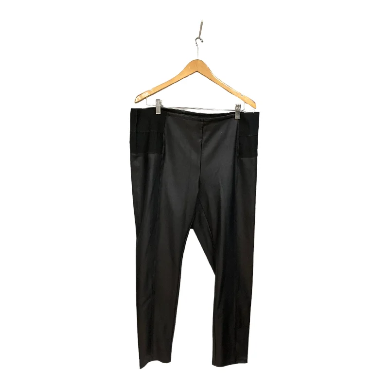 Maternity Leggings By Jessica Simpson  Size: L Elegant Shiny Black Leggings