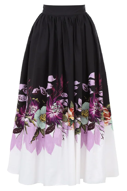 Floral Midi Skirt