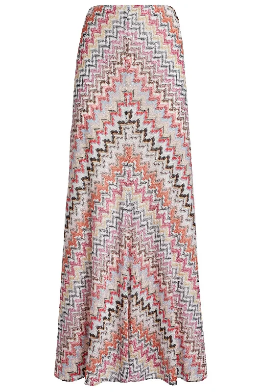 Maxi Skirt - Pink White