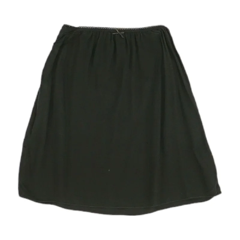 Black Slip Skirt