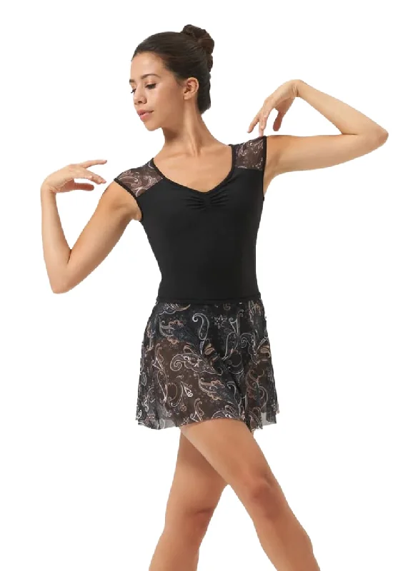 ON SALE La Bohème Pull-On Skirt (Black)