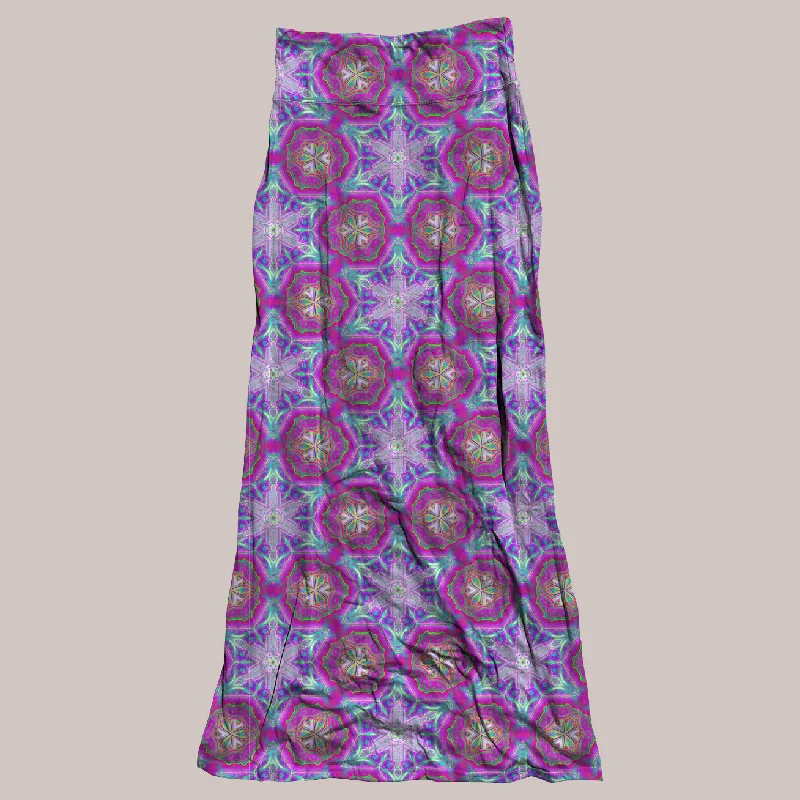 Psychedelic Skirt (UV/RGB, Eco-Friendly, Womens) | ENTHEOELECTRIC