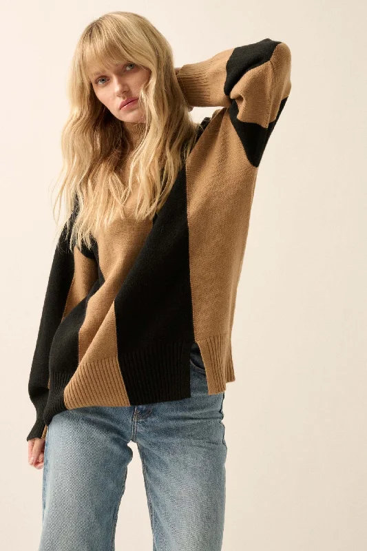 Taupe & Black