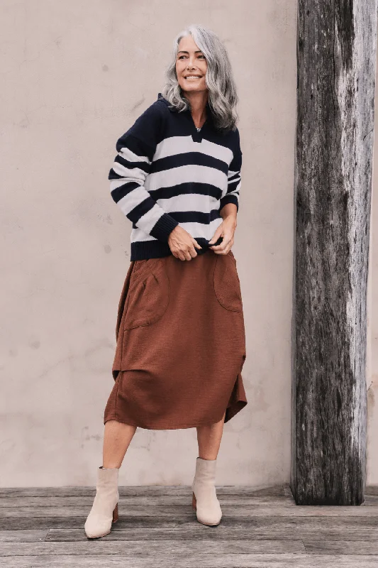 Seoul Long Sweater High Neck Crew Neck V-Neck