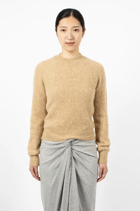 Fitted Knit Sweater Natural Lightweight Heavyweight Midweight