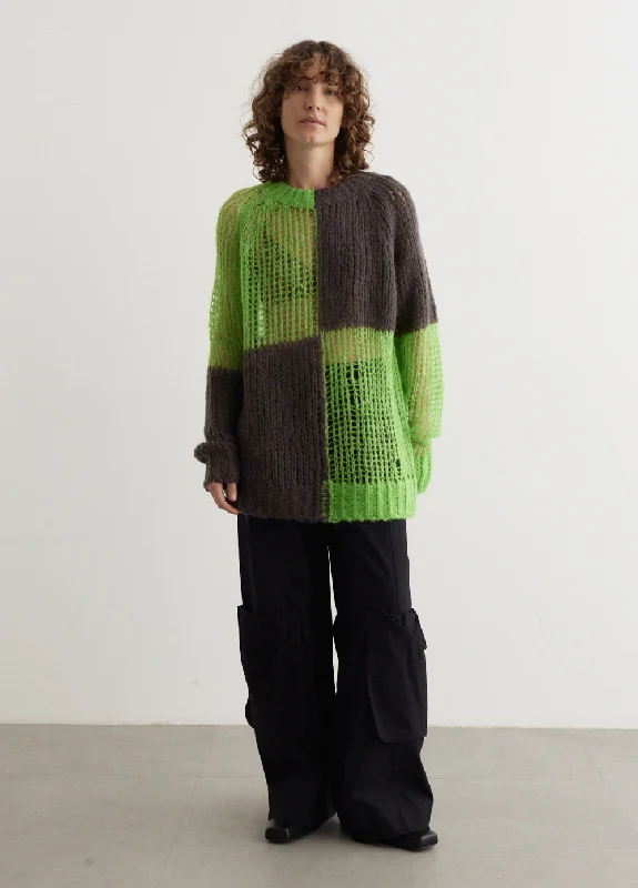 Kookey Mohair Sweater Long Sweater Short Sweater Cropped Sweater
