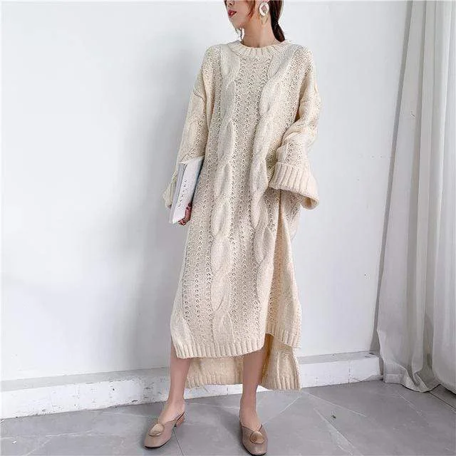Oversized Chunky Knit Sweater Soft Cozy Warm