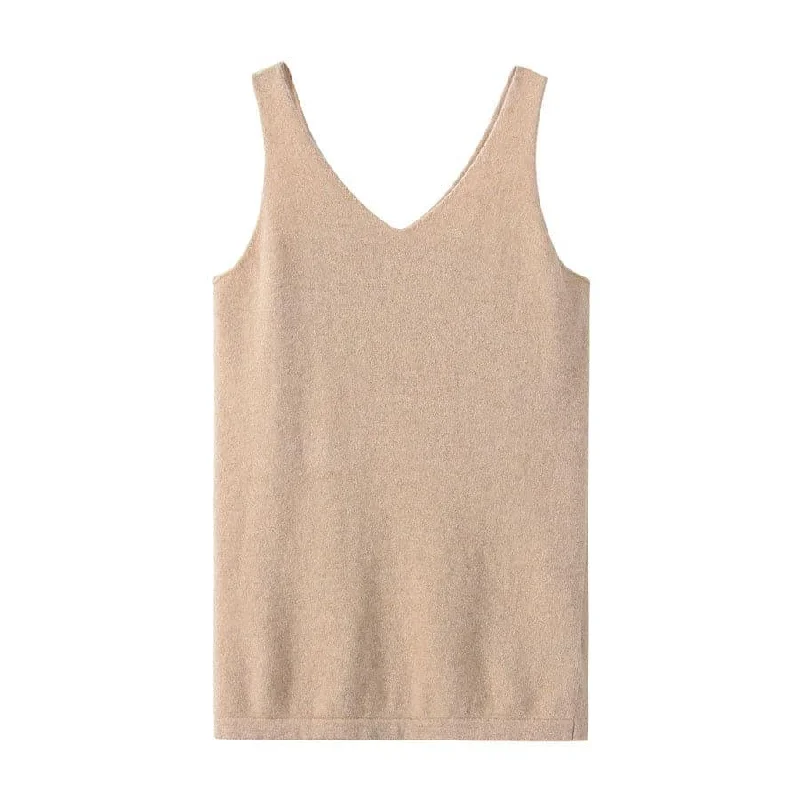 Pure Cashmere Camisole Design Sweater Wool Fabric Cashmere Fabric Tweed Fabric