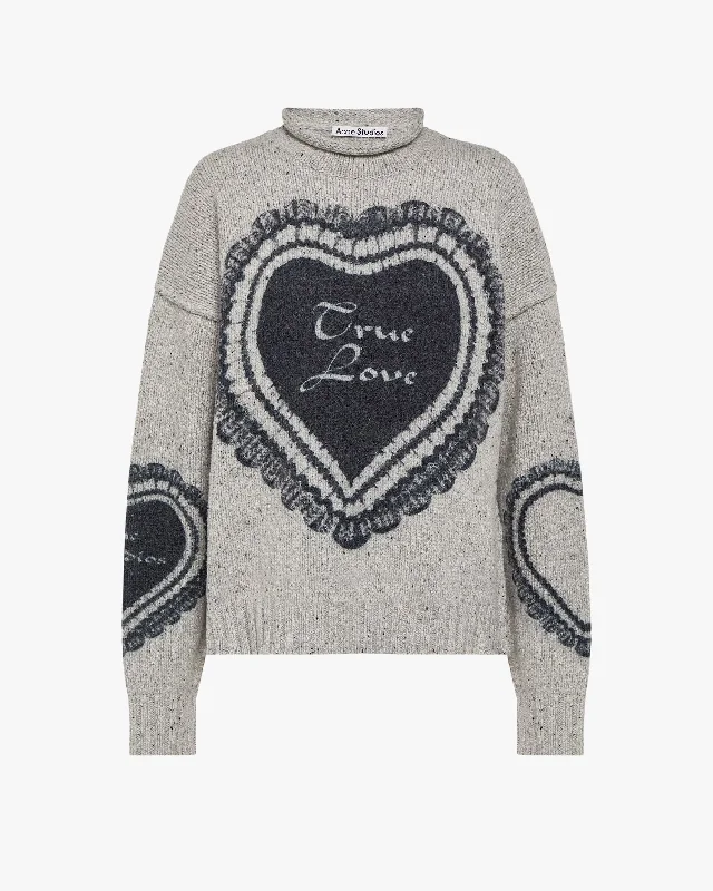 Wool Blend Animation Sweater Stretchy Elastic Breathable