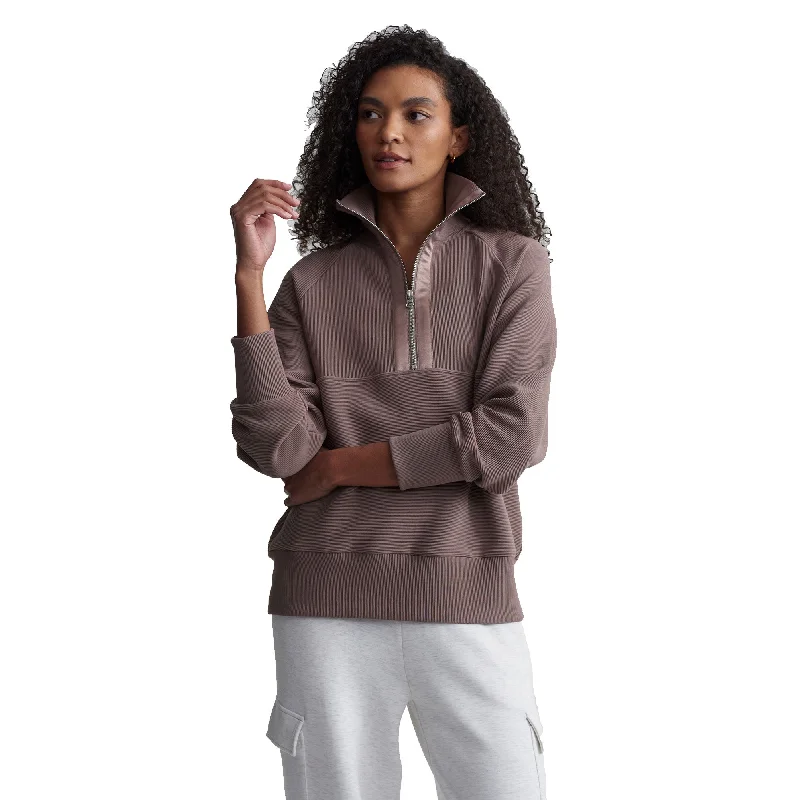 Varley Lismore Half Zip Womens Sweater Jersey Fabric Tulle Fabric Batik Fabric