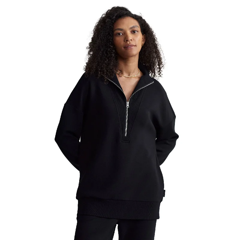 Varley Masie Longline Womens Sweater Transparent Opaque Sheer