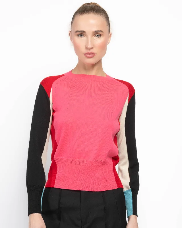 Crew Long Sleeve Sweater Collared Crew Neck Turtle Neck
