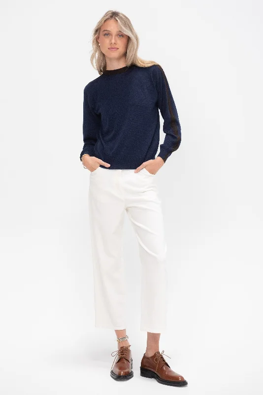 Navy & Chocolate