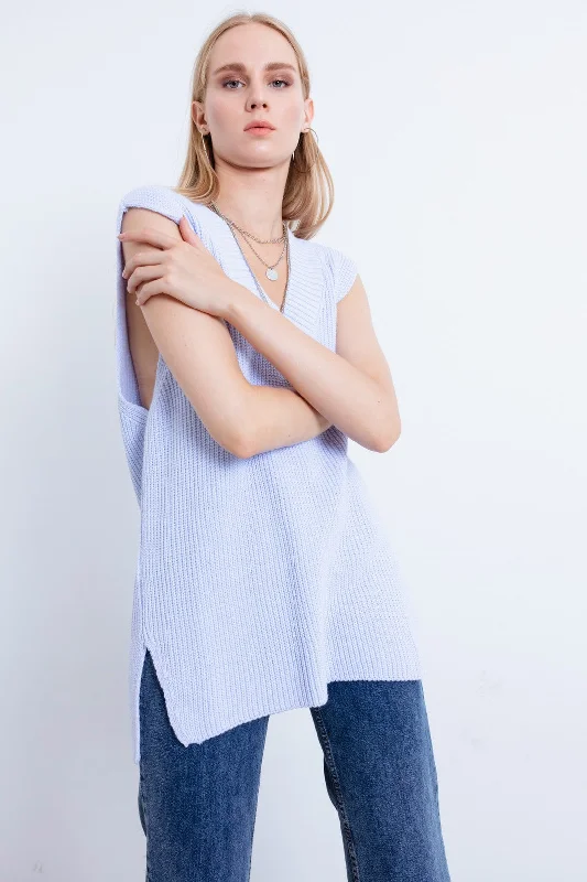 Woman Knitwear Thessaloniki Sweater Elasticated Padded Insulated