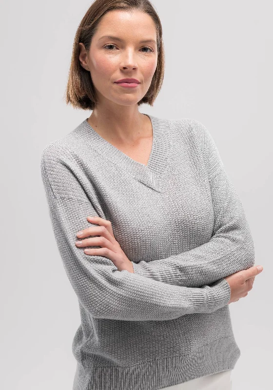 Womens Leora V Sweater Iron Safe Non-Iron Wrinkle Free