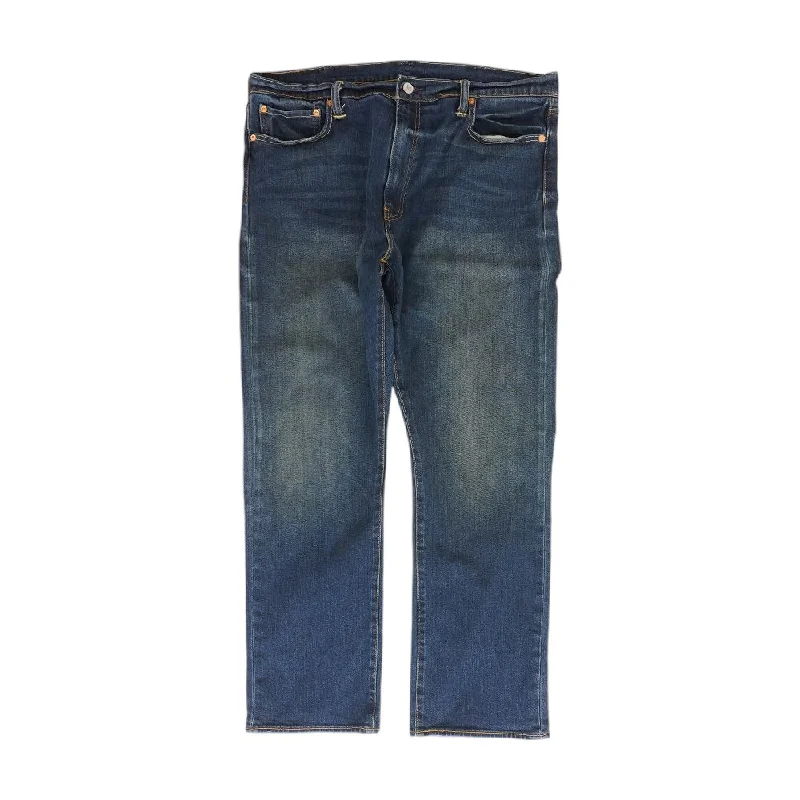 513 Solid Straight Jeans Comfortable Stretch Denim Jeans