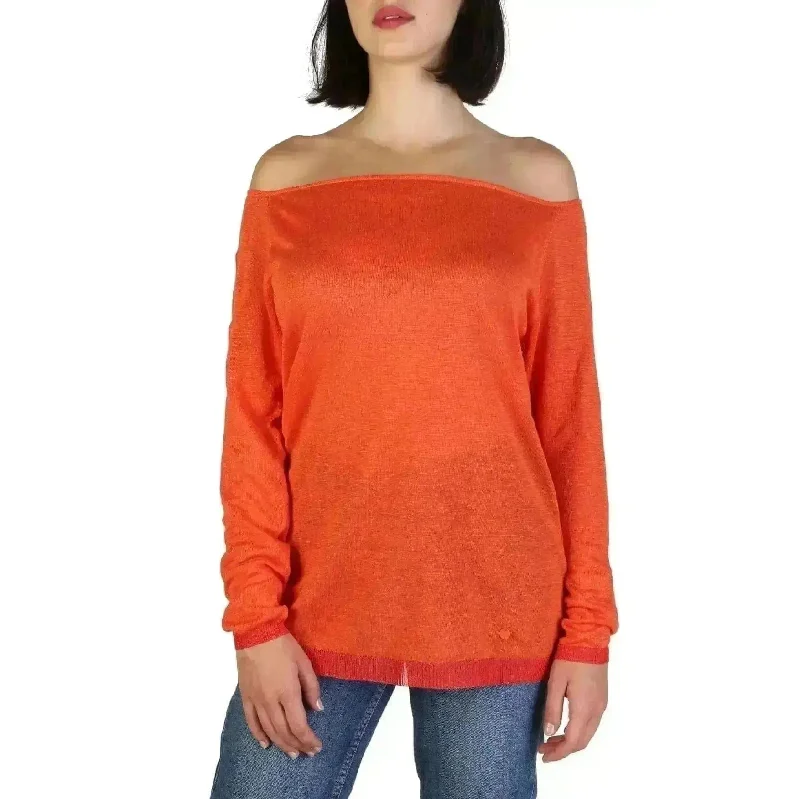 Armani Jeans - C5W81_YU - Orange Stylish Plus Size Denim Jeans