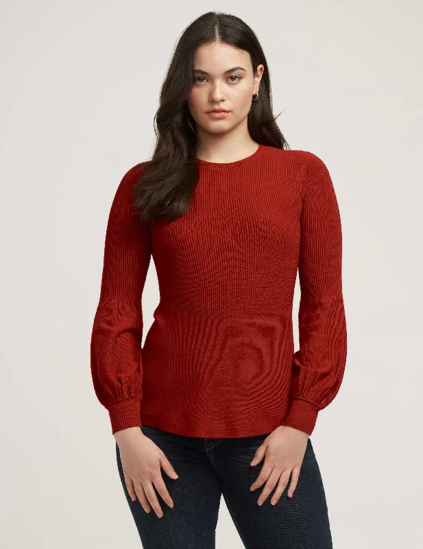 Balloon Sleeve Sweater- Sale