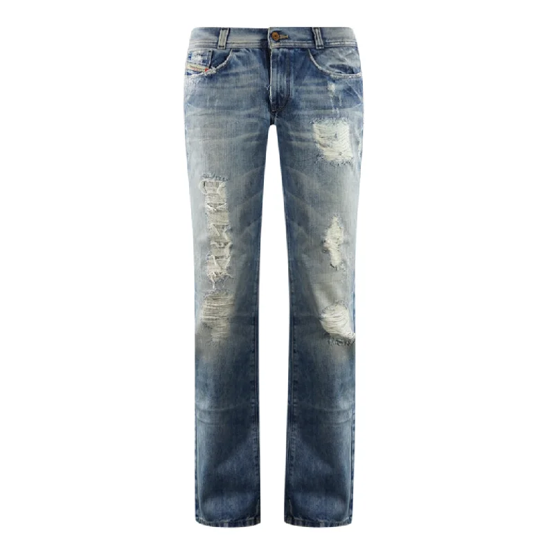 Diesel Soozy 008B3 Jeans Comfortable Faded High-Rise Jeans