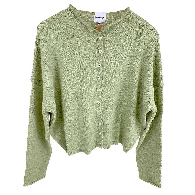 Everything Super Soft Knit Cardigan Sweater - Seagrass