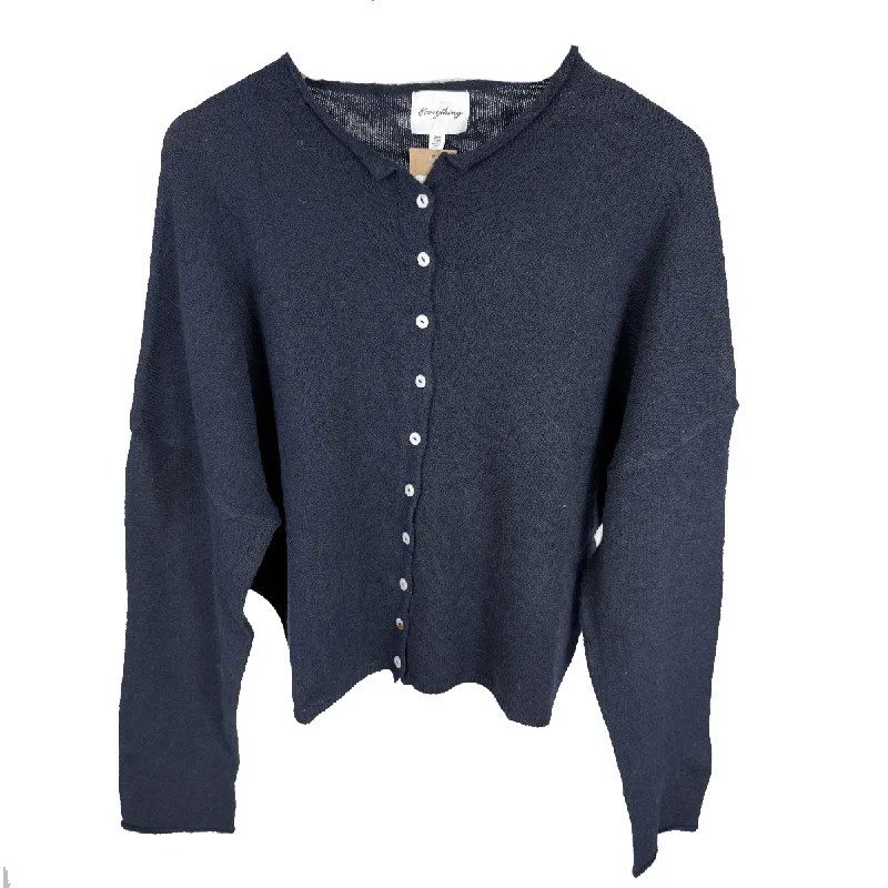 Everything Super Soft Knit Cardigan Sweater - Navy Blazer