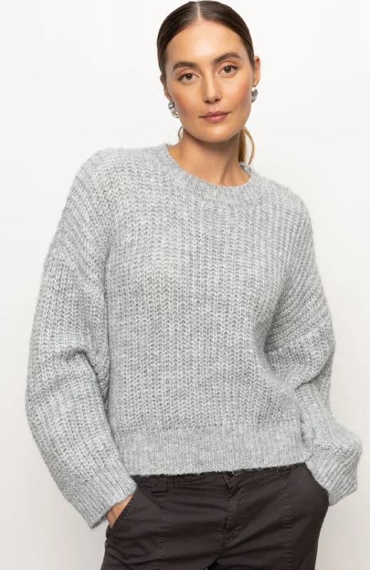 Sanctuary - Fuzzy Volume Sleeve Sweater